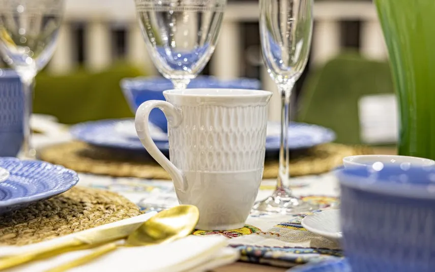 Cmielow Kubek porcelanowy 300 ml Sofia Biała Discount