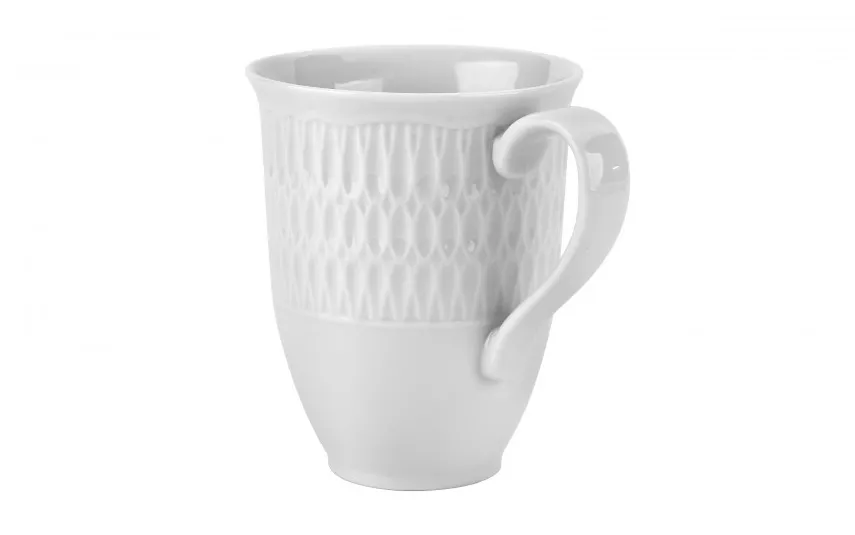 Cmielow Kubek porcelanowy 300 ml Sofia Biała Discount