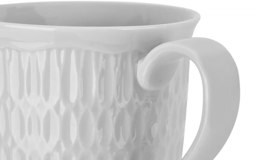 Cmielow Kubek porcelanowy 300 ml Sofia Biała Discount