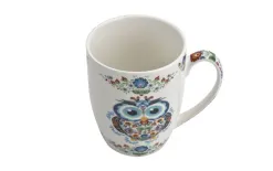 Duo Kubek porcelanowy 350 ml Sowa Etno Sale