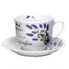Lubiana Kubek porcelanowy 300 ml ze spodkiem Lawenda Wiedeń New