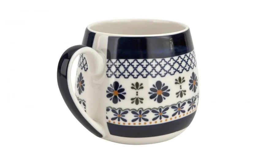 Duo Kubek porcelanowy baryłka 430 ml Indigo 4 Sale