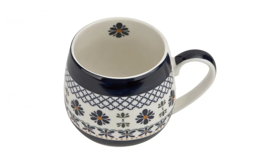 Duo Kubek porcelanowy baryłka 430 ml Indigo 4 Sale