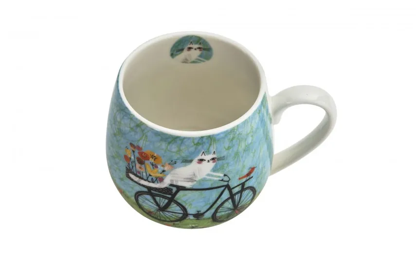 Duo Kubek porcelanowy baryłka 430 ml Rower Best