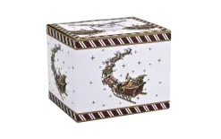 Duo Kubek porcelanowy baryłka 430ml SANTA ON SLEIGH New