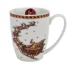 Duo Kubek porcelanowy 350ml Mikołaj na saniach Best