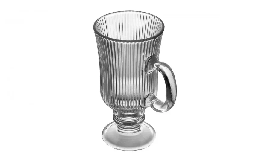 Altom Design Kubek szklany 245 ml na stopce Selena Discount