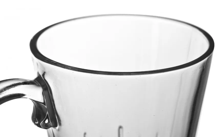 Altom Design Kubek szklany 320 ml na stopce Siena Hot
