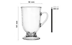 Glasmark Kubek szklany Elton 380 ml New