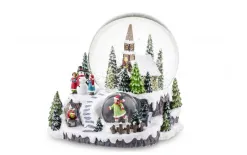 Art-Pol Kula szklana z pozytywką 16 cm Domek 139785 Online