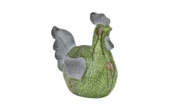 Dekor Pap Kura zielono-szara 27x14x28 cm Discount