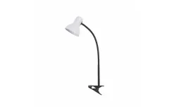 Nilsen Lampa biurkowa E27 Nika Clips Biała/Czarna Online