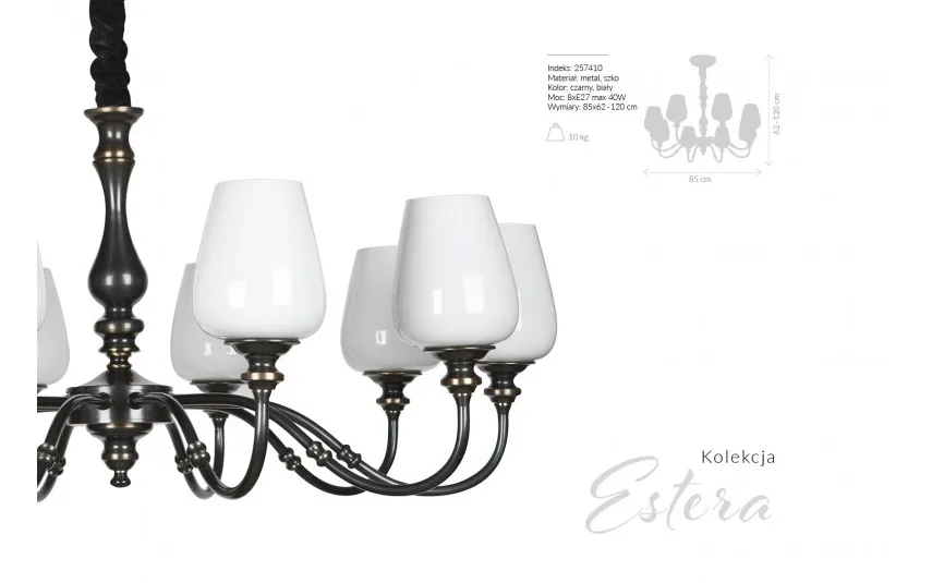 Witek Home Lampa Estera 80370/B+8 Sale