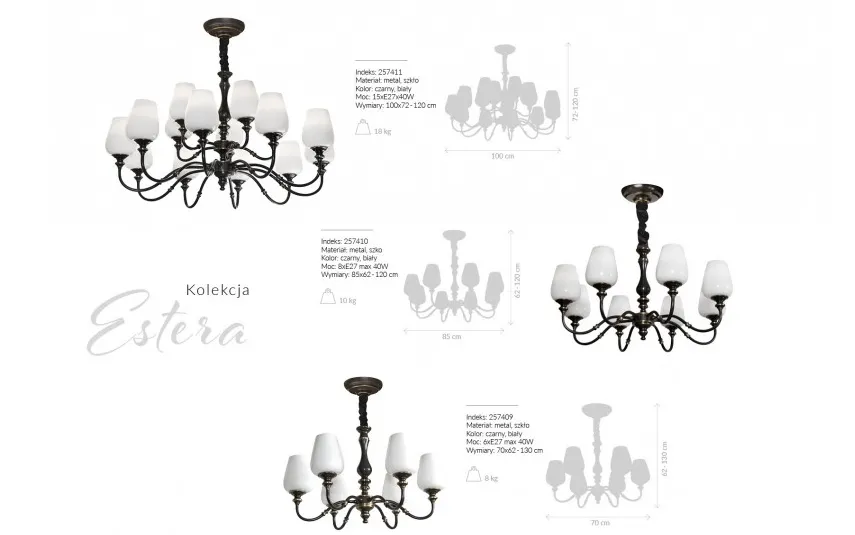 Witek Home Lampa Estera 80370/B+10 Best