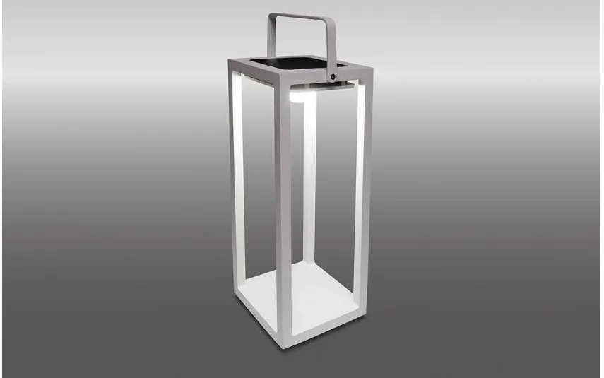 Zumm Lampa solarna Mr. Solar Jack biała 21x20x53 cm Online
