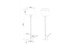 Trio Lampa stojąca TRI Nandor 475310379 Clearance