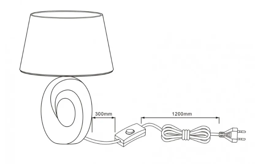 Delighting Lampa stołowa RLI Taba E27 R50521079 Online