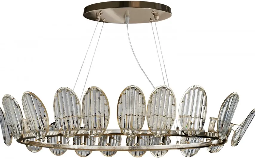 Witek Home Lampa wisząca kryształowa Butterfly 60267/18 oval. Outlet