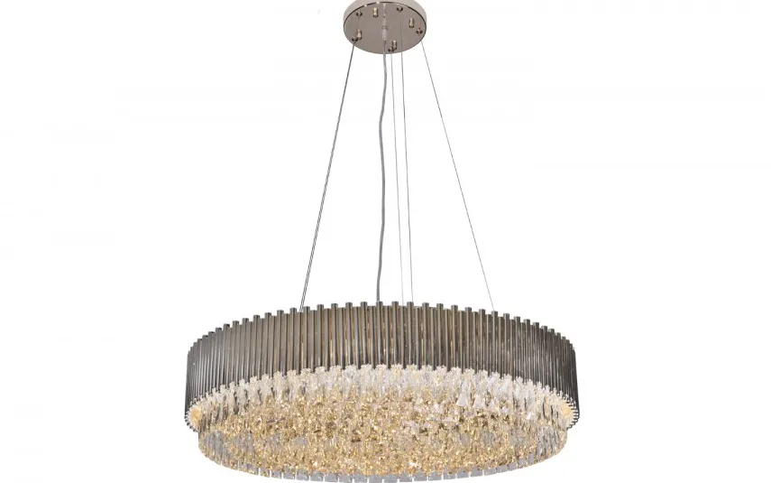 Witek Home Lampa wisząca kryształowa Gold Stic 60181/32 Outlet