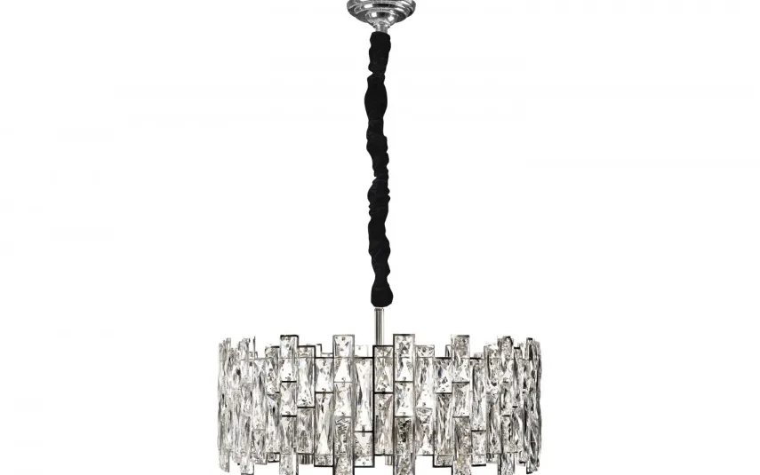 Witek Home Lampa wisząca kryształowa Jewel Chrome 60215/8 Sale