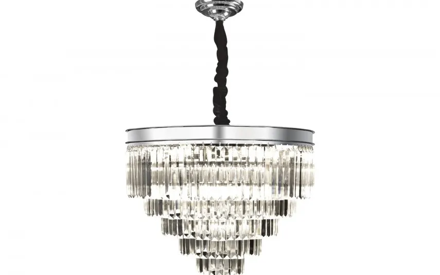 Witek Home Lampa wisząca kryształowa Monk Chrome 33291/25 Clearance
