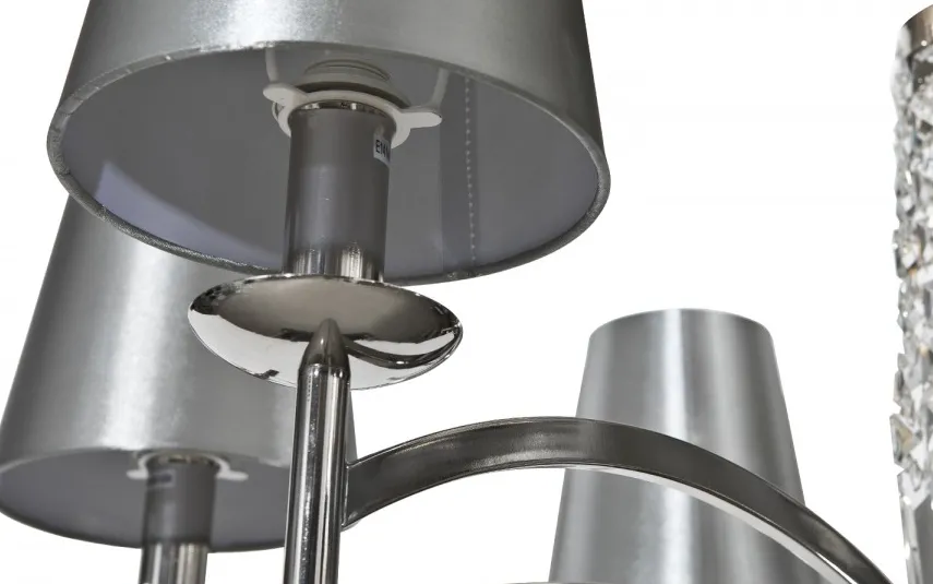 Witek Home Lampa wisząca kryształowa Silver Glam 5054/6 Sale