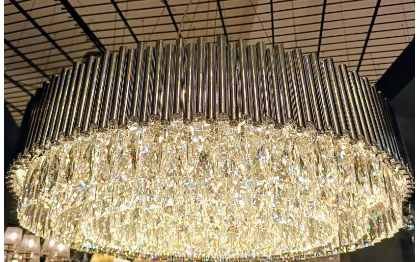 Witek Home Lampa wisząca kryształowa Stic Chrome 60181/32 Discount