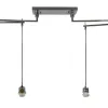 Azzardo Lampa wisząca Natalia 2S MD2238-2S L.W. Abażur czarny Discount