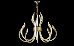 Witek Home Lampa Wisząca Opticus MD8602-8 Gold Discount