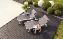 Suns Leżak ogrodowy TERME antracyt Clearance