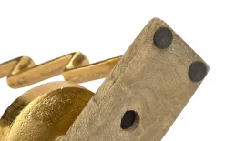 Ewax Metalowy świecznik Choinka złota 26 cm mała Sale