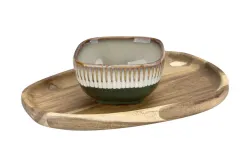 MPLCo Miseczka ceramiczna 10 cm Dip Ombres Turquoise Best