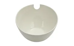 Klausberg Miska ceramiczna z łyżkami w zestawie biała Hot
