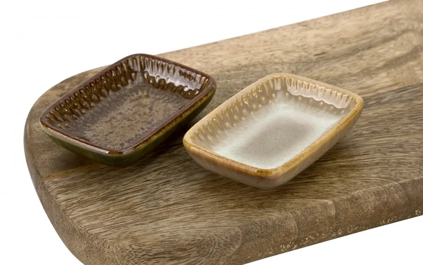 MPLCo Miska prostokątna ceramiczna 8 cm Ombres Insta mix kolorów Outlet