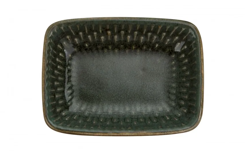 MPLCo Miska prostokątna ceramiczna 8 cm Ombres Turquoise Discount