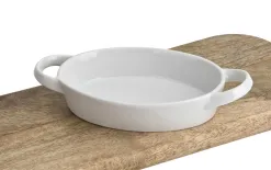 MPLCo Naczynie żaroodporne do zapiekania 16x21 cm z uszami białe Sale