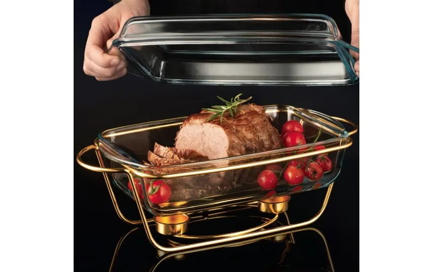 Mondex Naczynie z podgrzewaczem 1,4 L Modern Kitchen Cookini kremowe Best