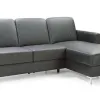 Etap Sofa Narożnik Basic z funkcją spania Naturelle B-01 Black Hot