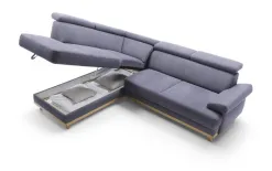 Sweet sit Narożnik Memo z funkcją spania i pojemnikiem na pościel Massimo 414 Outlet