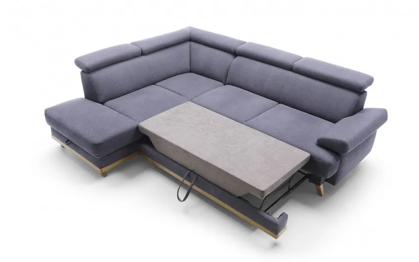 Sweet sit Narożnik Memo z funkcją spania i pojemnikiem na pościel Massimo 414 Outlet