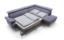 Sweet sit Narożnik Memo z funkcją spania i pojemnikiem na pościel Massimo 414 Outlet
