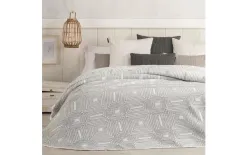 Manterol Narzuta Etnia 235x270 cm szara 455 c12 Discount
