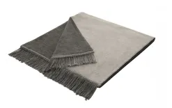 Biederlack Narzuta na fotel 50 x 200 cm Salt&Pepper Silber Fashion