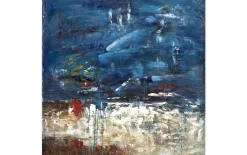 Witek Home Obraz abstrakcyjny 100x100 cm Night Sky Best