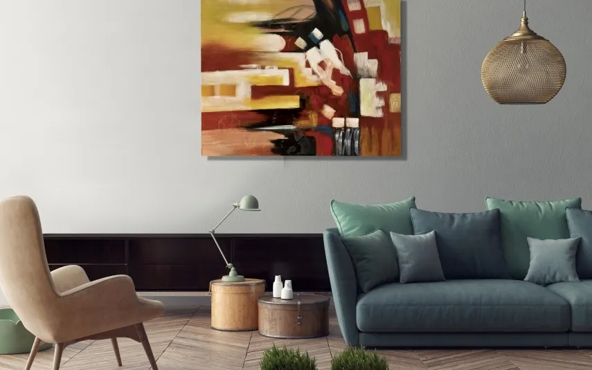 Witek Home Obraz abstrakcyjny 80x100 cm Summer Shape New