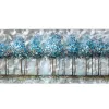 Witek Home Obraz na płótnie 50x150 cm Błękitne drzewa Discount