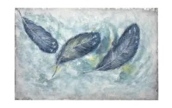 Witek Home Obraz na płótnie 100x150 cm Egzotyczne pióra Hot