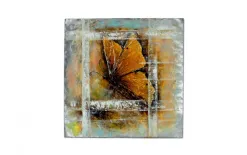 Witek Home Obraz na płótnie 100x100 cm Motyl brązowy Clearance