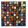 Witek Home Obraz na płótnie 100x100 cm Mozaika kolorów Hot