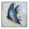 Witek Home Obraz na płótnie 100x100 cm Niebieski motyl Online